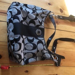 Signature coach purse